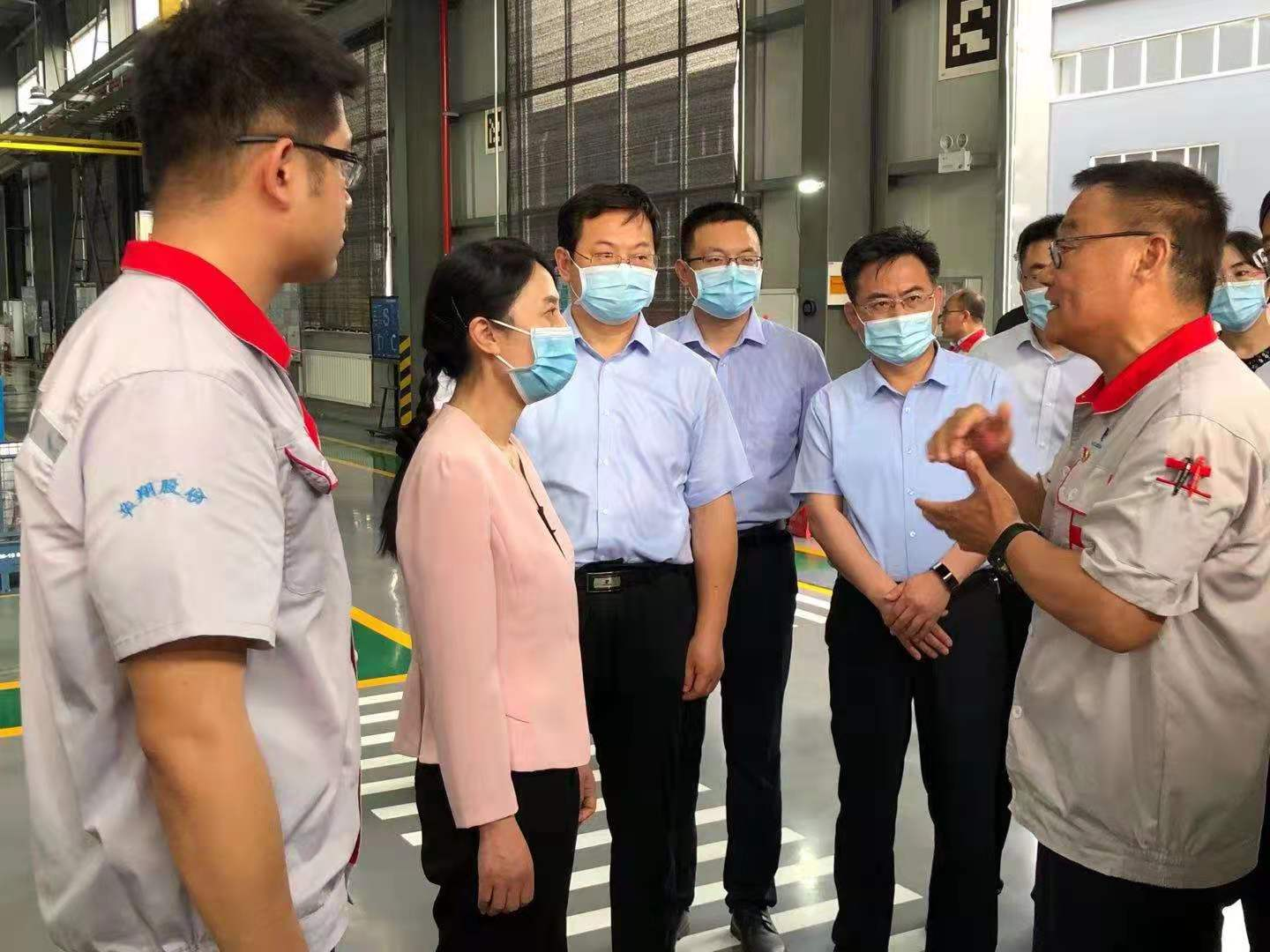 省委常委、組織部部長陳安麗蒞臨我司調(diào)研企業(yè)黨建及運行情況